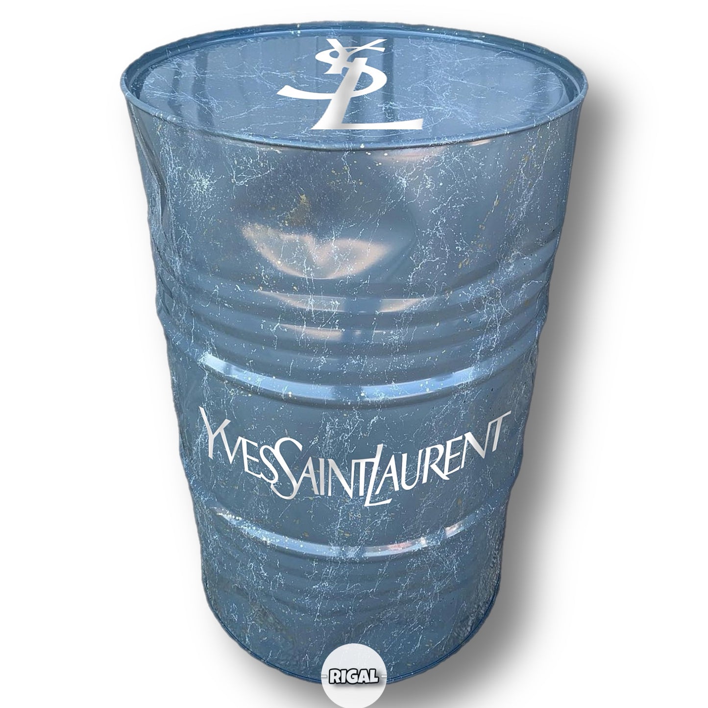 Kit 2 Stickers YVES SAINT LAURENT pour fût 200L