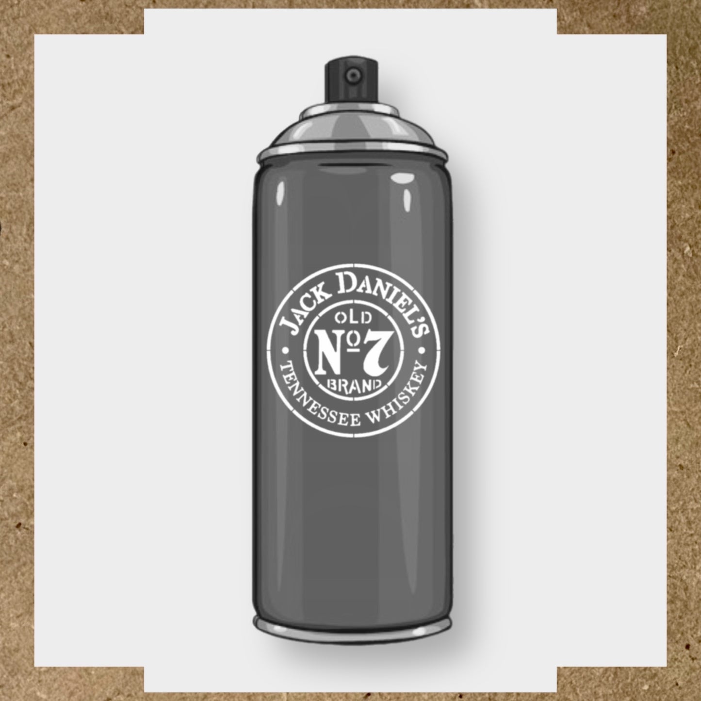 Stickers JACK DANIEL pour bombe de peinture (1)