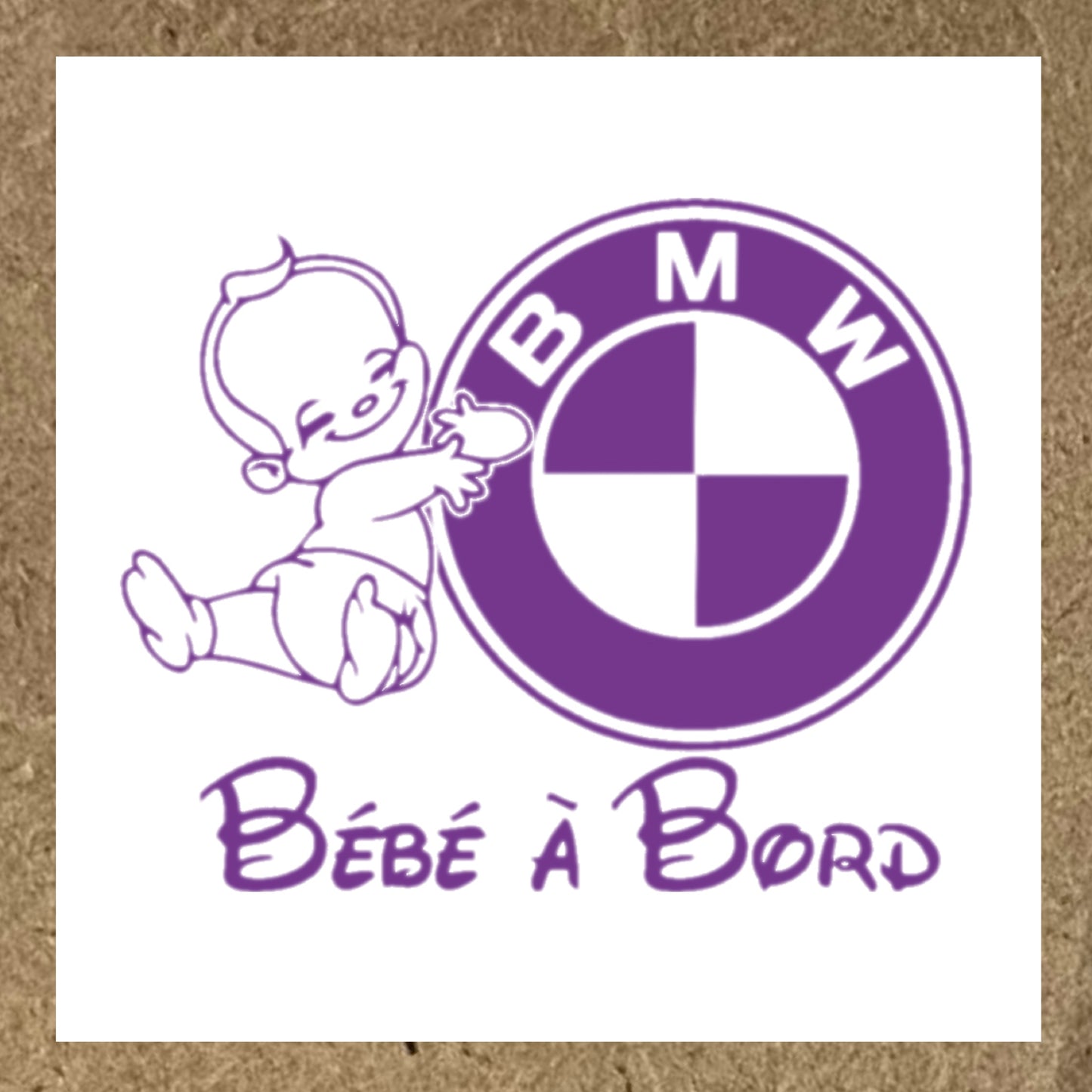 Bébé à bord BMW