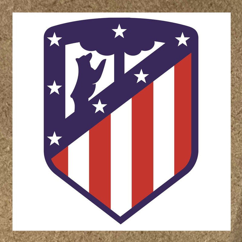 Sticker Atletico Madrid écu avec étoile et ours grimpant