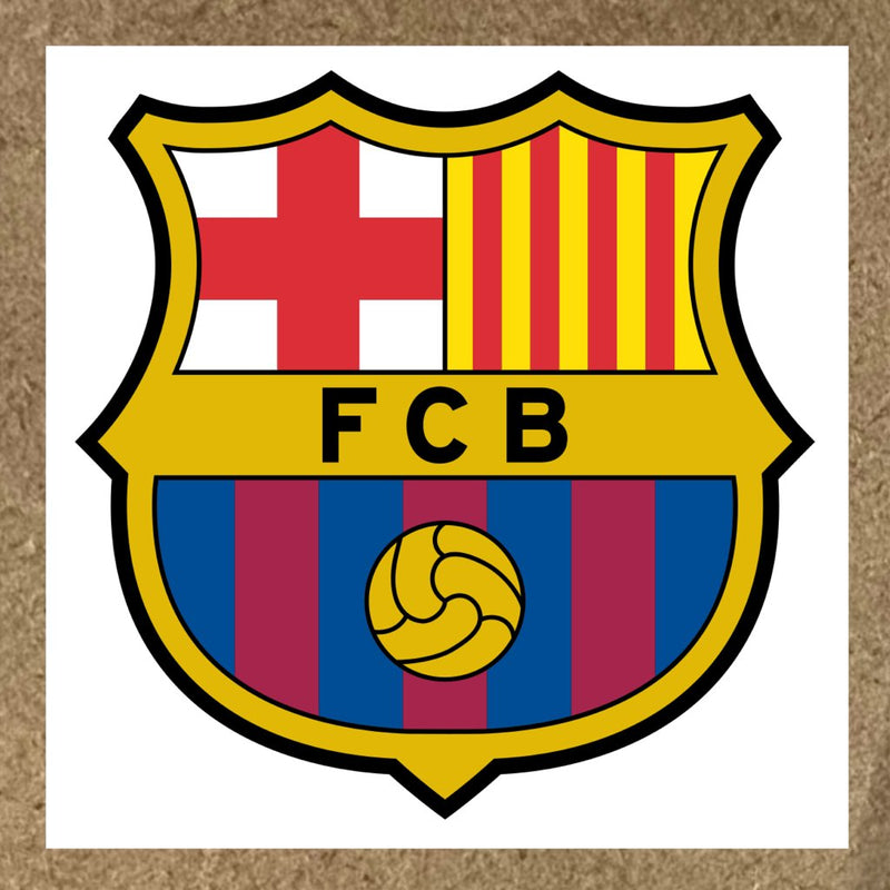 Sticker FC Barcelone écusson FC Barcelona coloré et distinctif