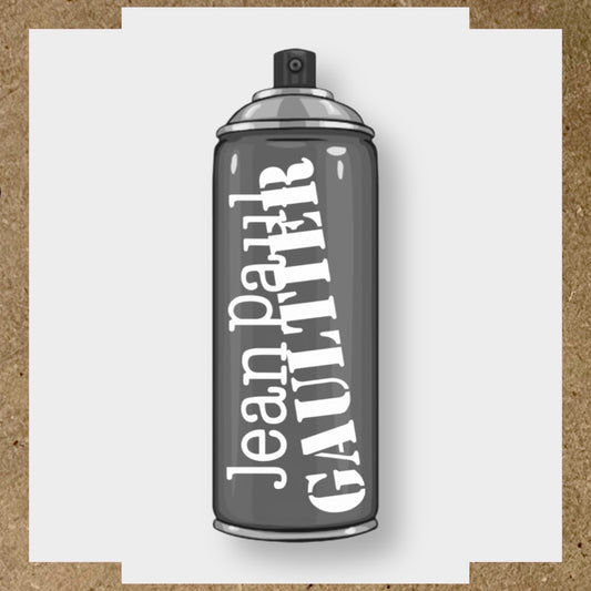 Stickers JEAN PAUL GAUTHIER pour bombe de peinture (1)