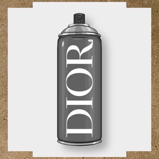 Stickers DIOR pour bombe de peinture (1)