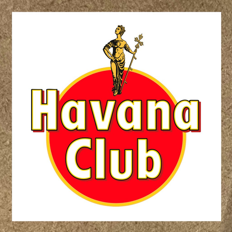 Sticker Havana Club avec logo rond rouge