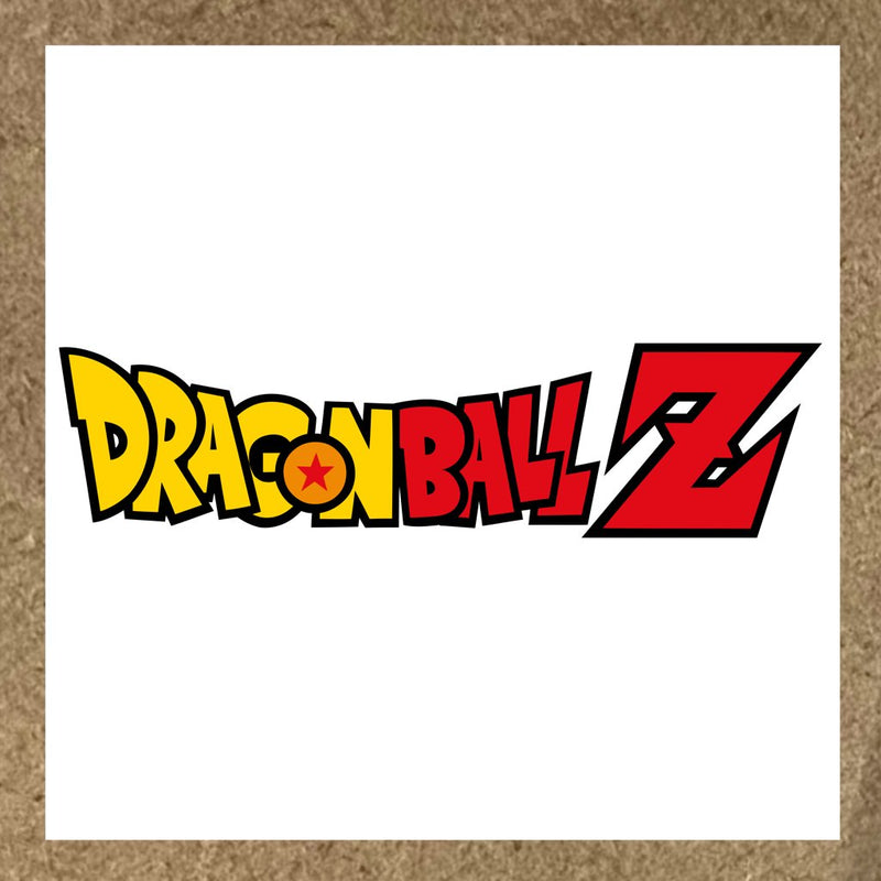 Sticker Dragon Ball Z écriture