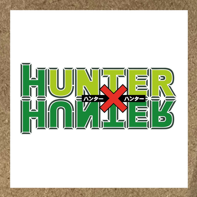 Sticker Hunter x Hunter avec le texte HUNTER et X rouge