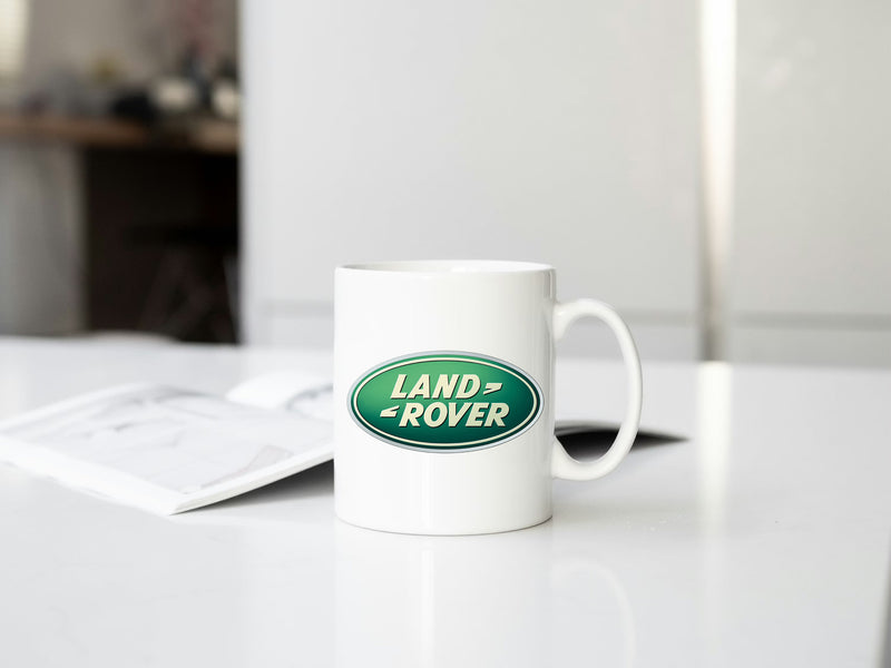 Sticker Land Rover ovale avec inscriptions