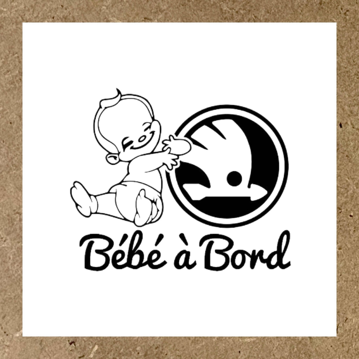 Bébé à bord SKODA