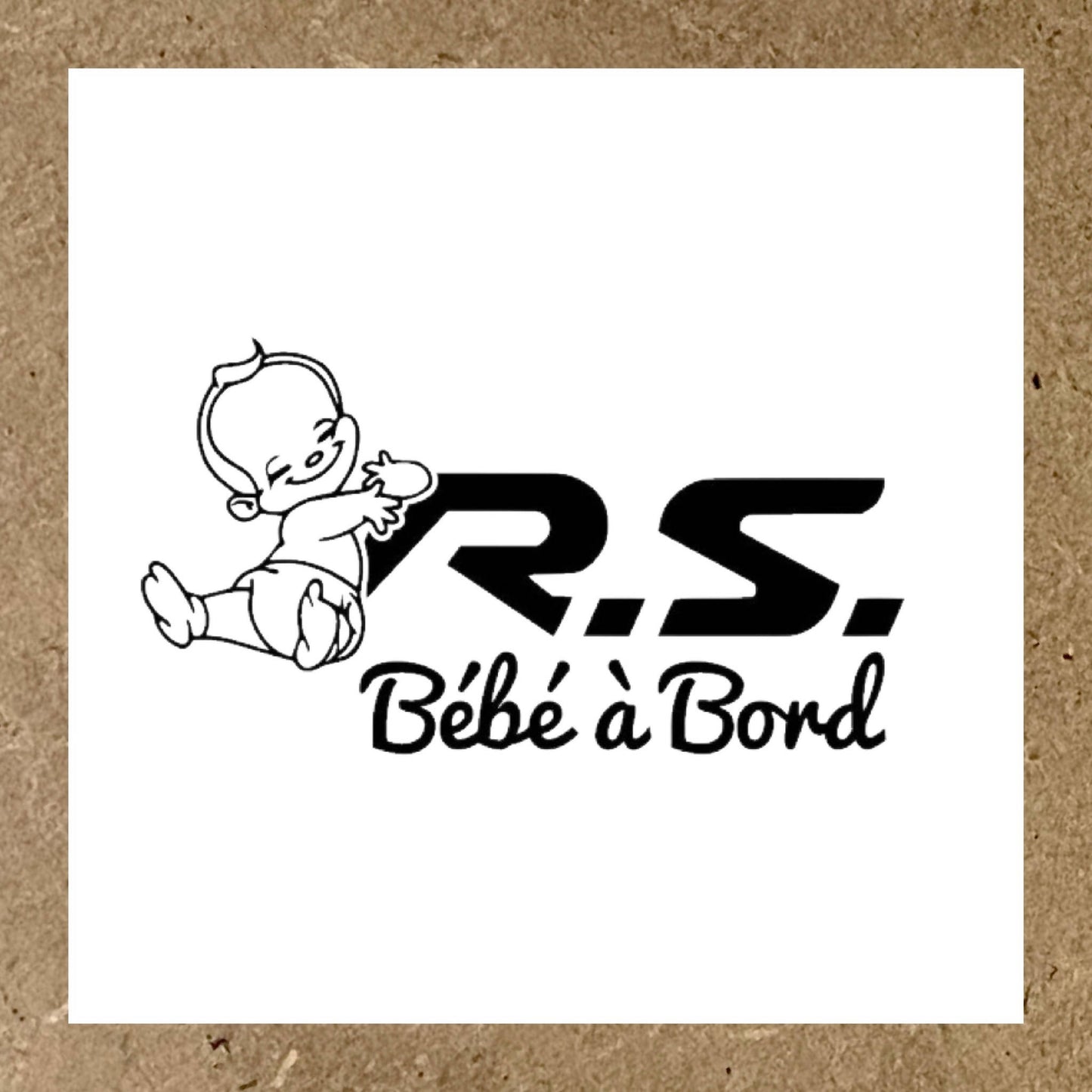 Bébé à bord RENAULT SPORT