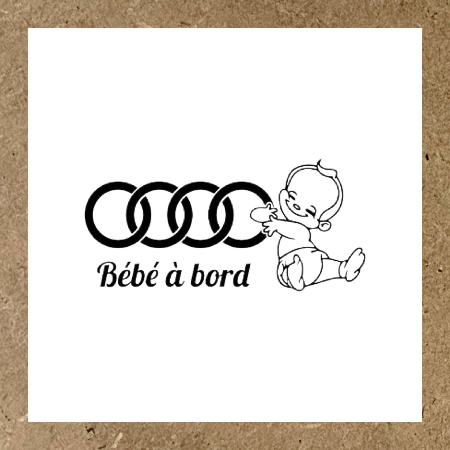 Bébé à bord AUDI