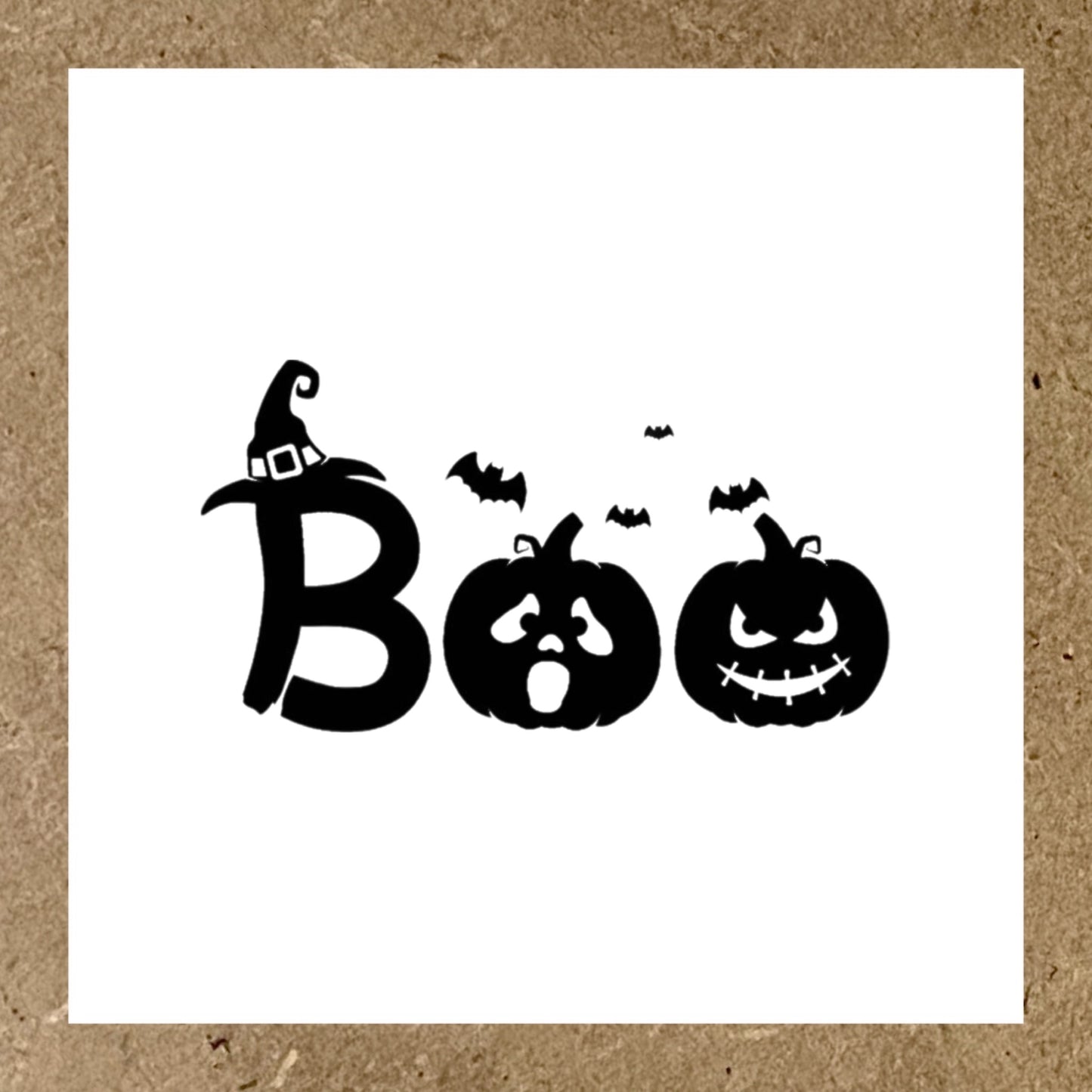 Sticker BOO CUTROUILLE HALLOWEEN