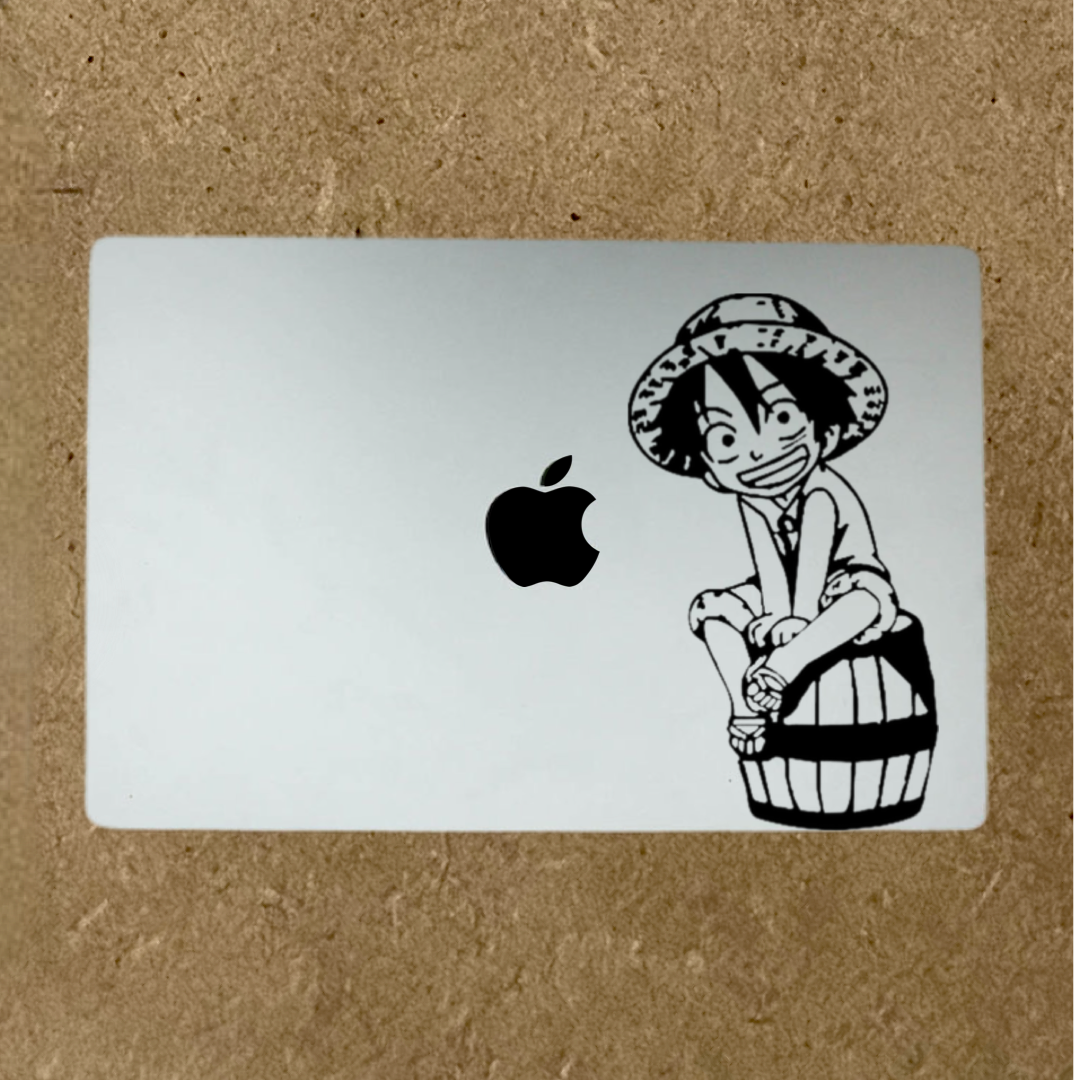 Stickers MacBook Luffy