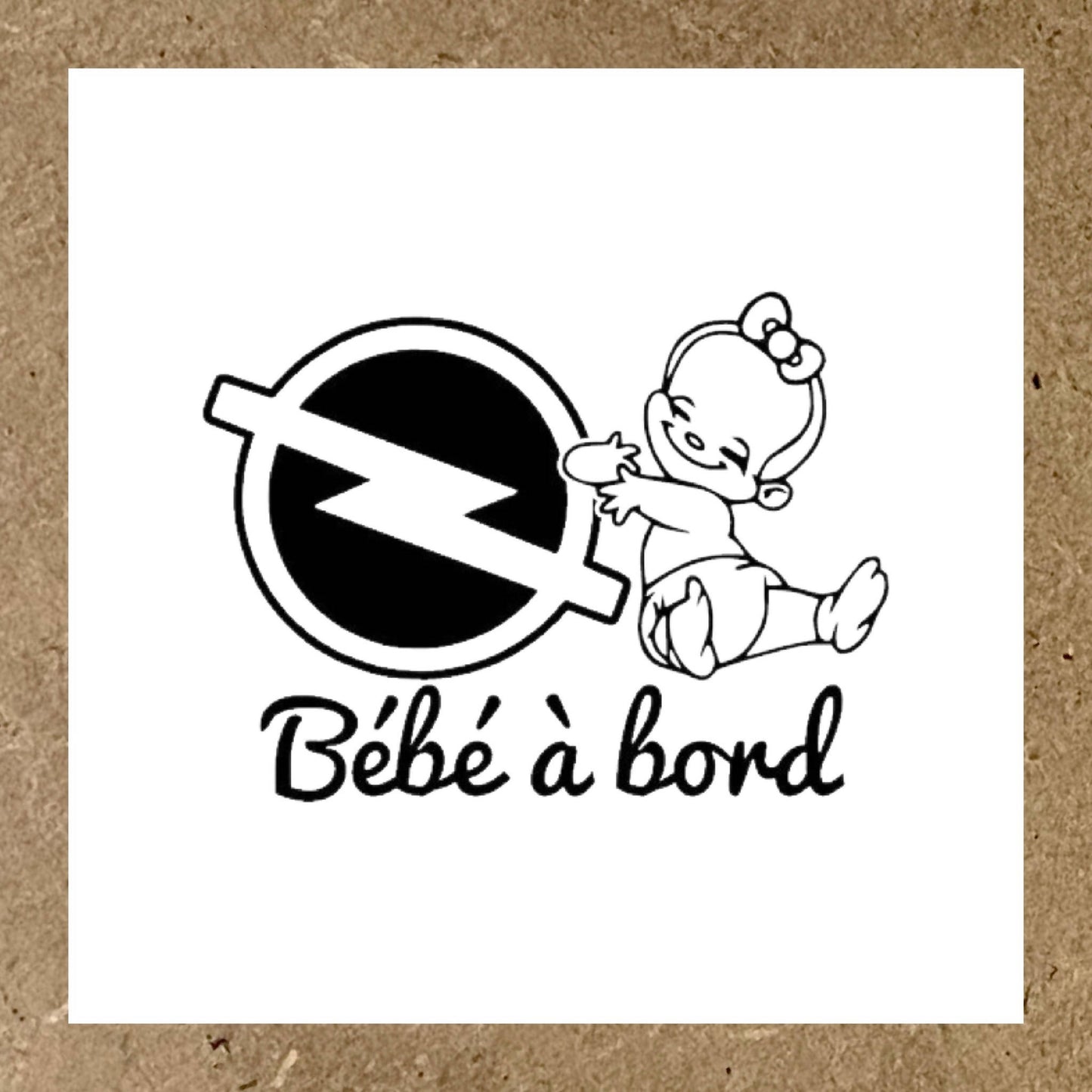 Bébé à bord OPEL