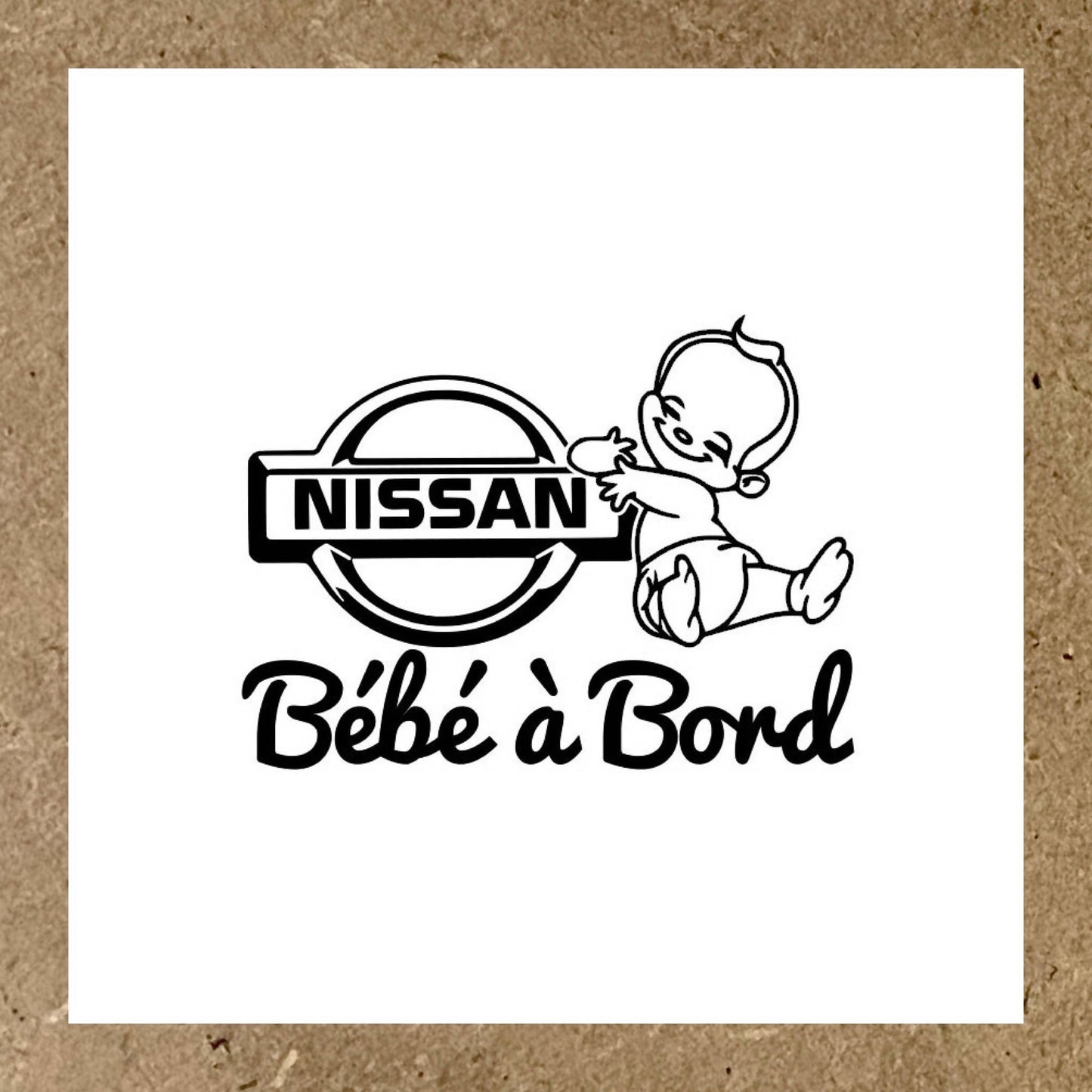 Bébé à bord NISSAN
