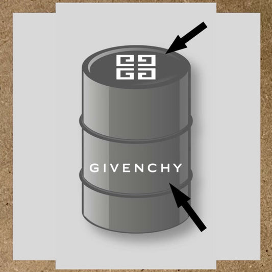 Kit 2 stickers Givenchy pour baril 200L