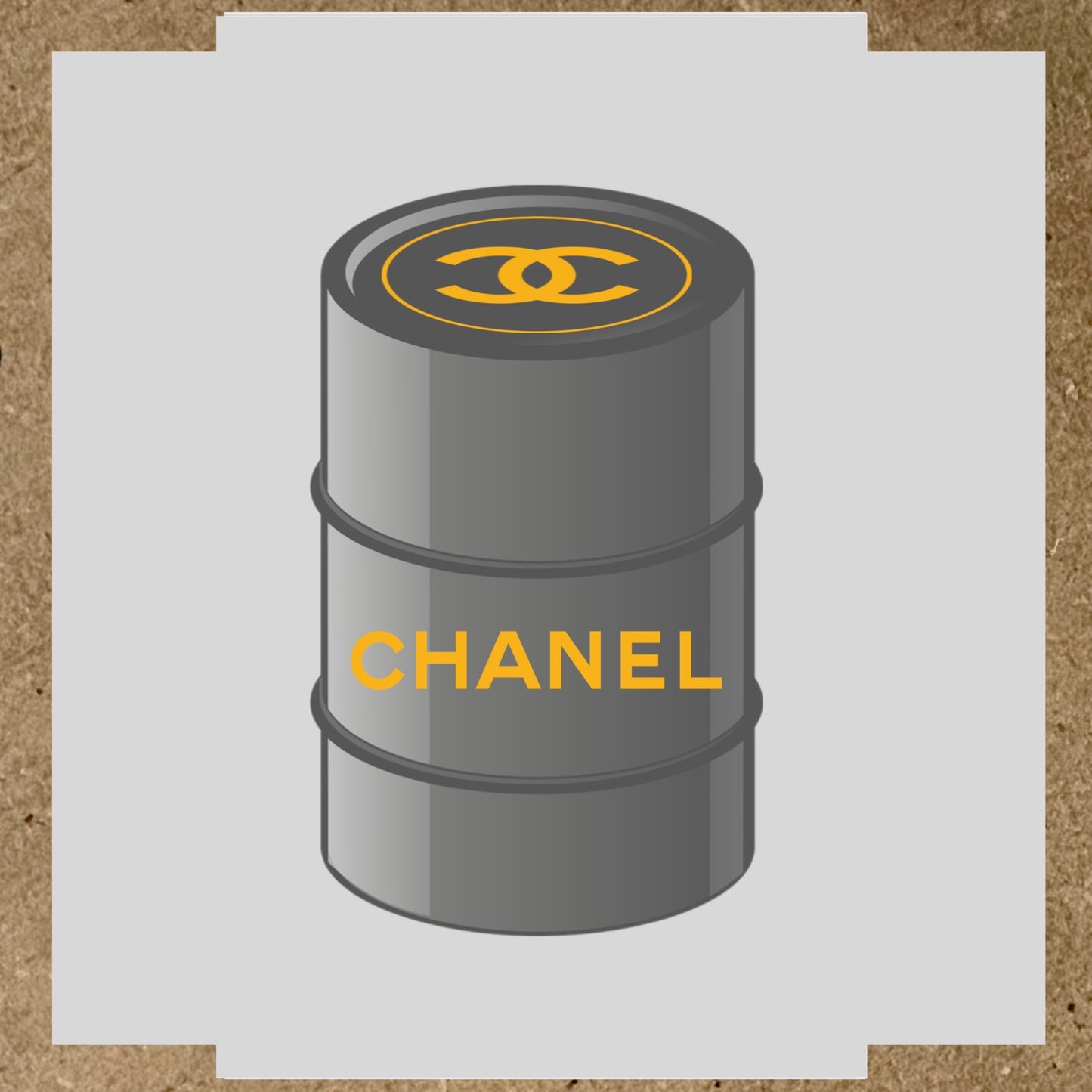 Kit 2 Stickers CHANEL pour fût 60L (3)