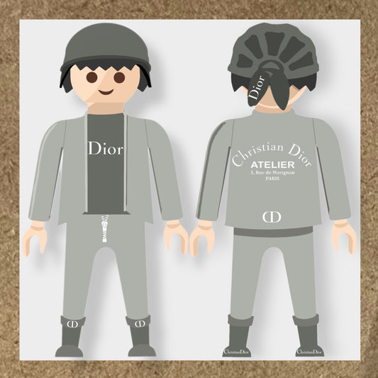 Kit 9 Stickers DIOR pour PlayMobil