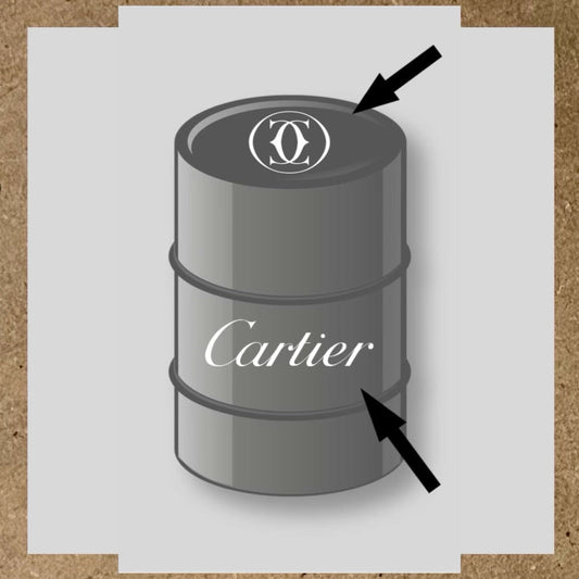 Kit 2 stickers Cartier pour baril 200L