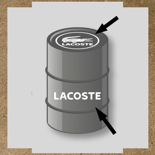 Kit 2 Stickers LACOSTE pour fût 60L (2)