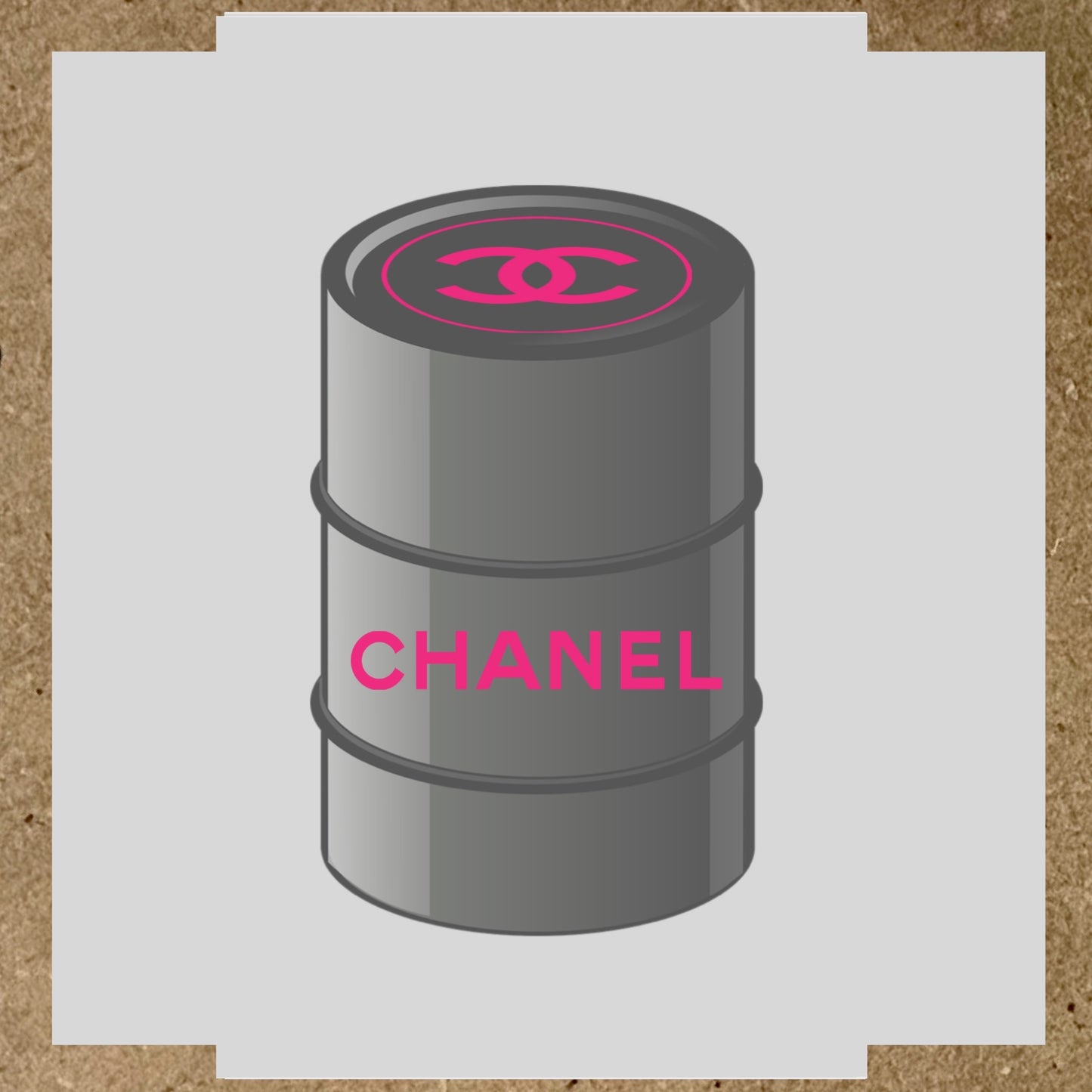 Kit 2 Stickers CHANEL pour fût 60L (3)