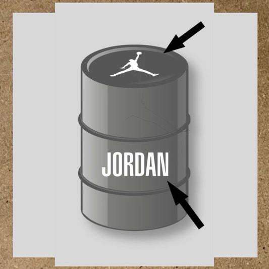 Kit 2 stickers Jordan pour baril 200L