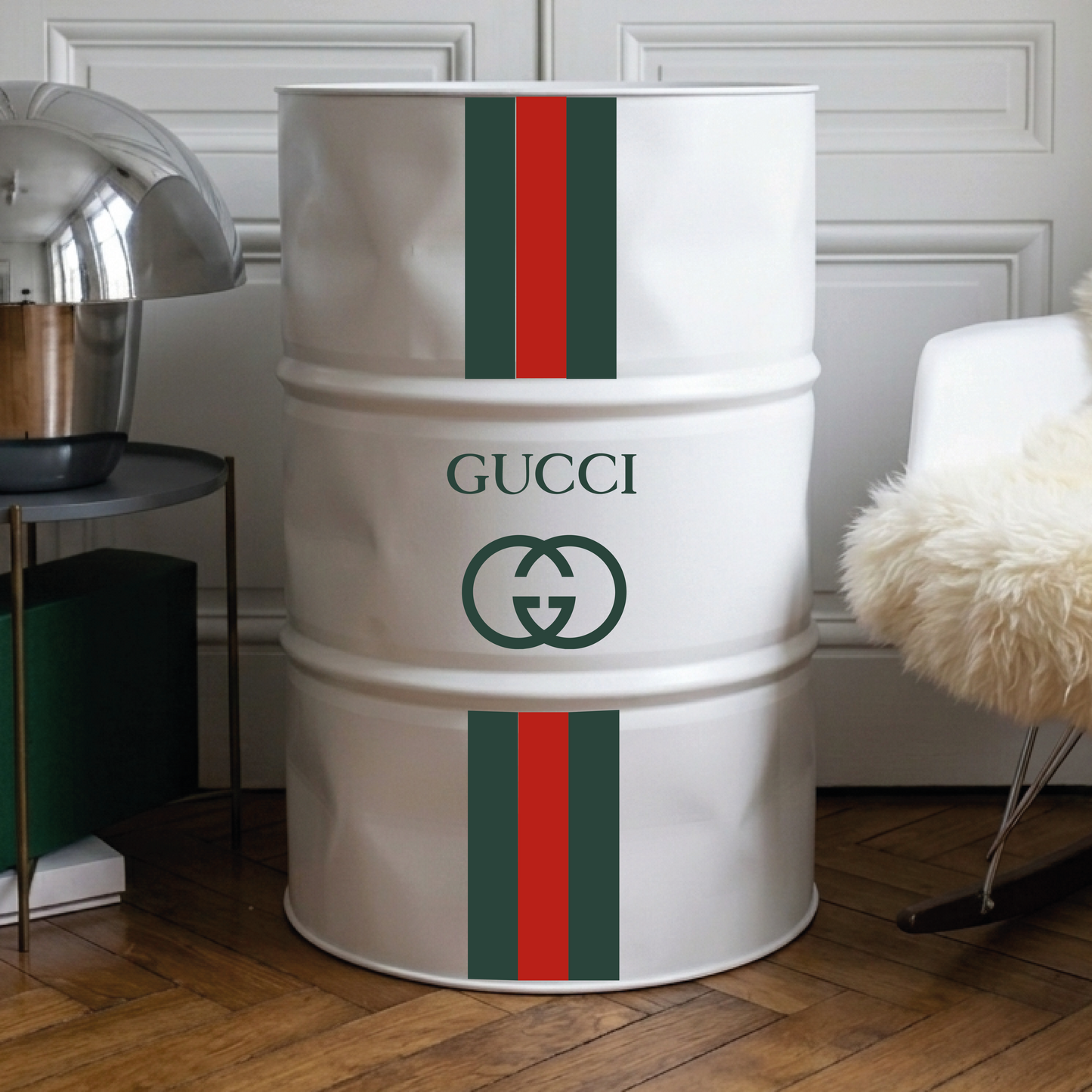 Kit de 4 stickers GUCCI pour bidon décoratif