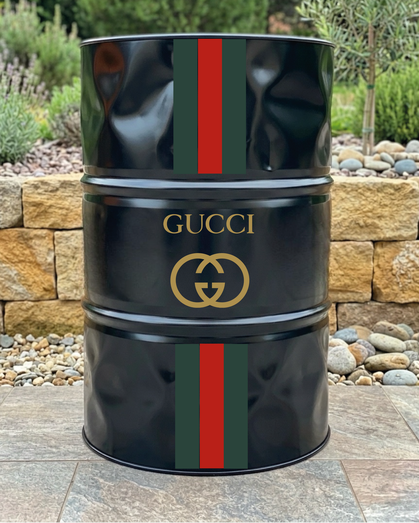 Kit de 4 stickers GUCCI pour bidon décoratif