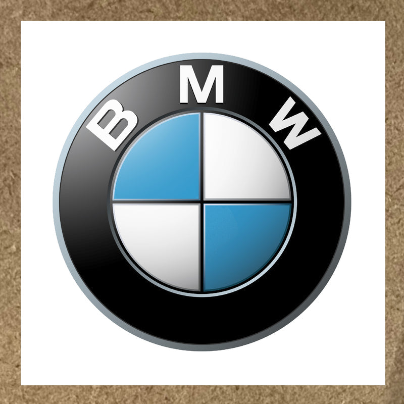 Sticker Logo BMW Classique Bleu & Blanc – Style Officiel Brillant