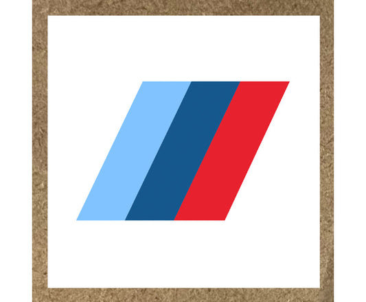 Sticker Bandes BMW M Sport Tricolores – Version Classique