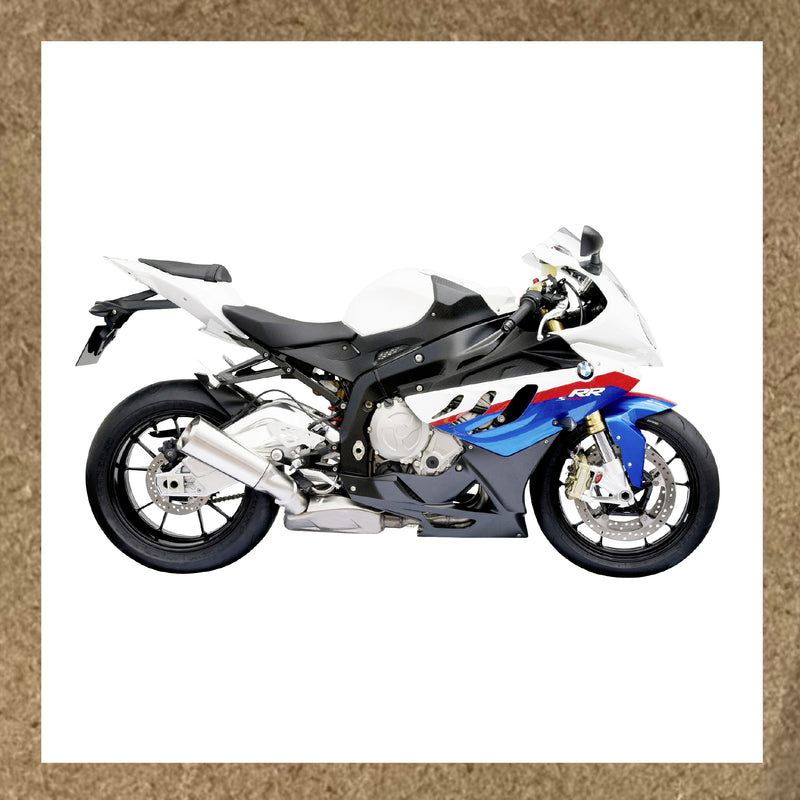 Sticker BMW S1000RR Blanc & Motorsport – Version Circuit