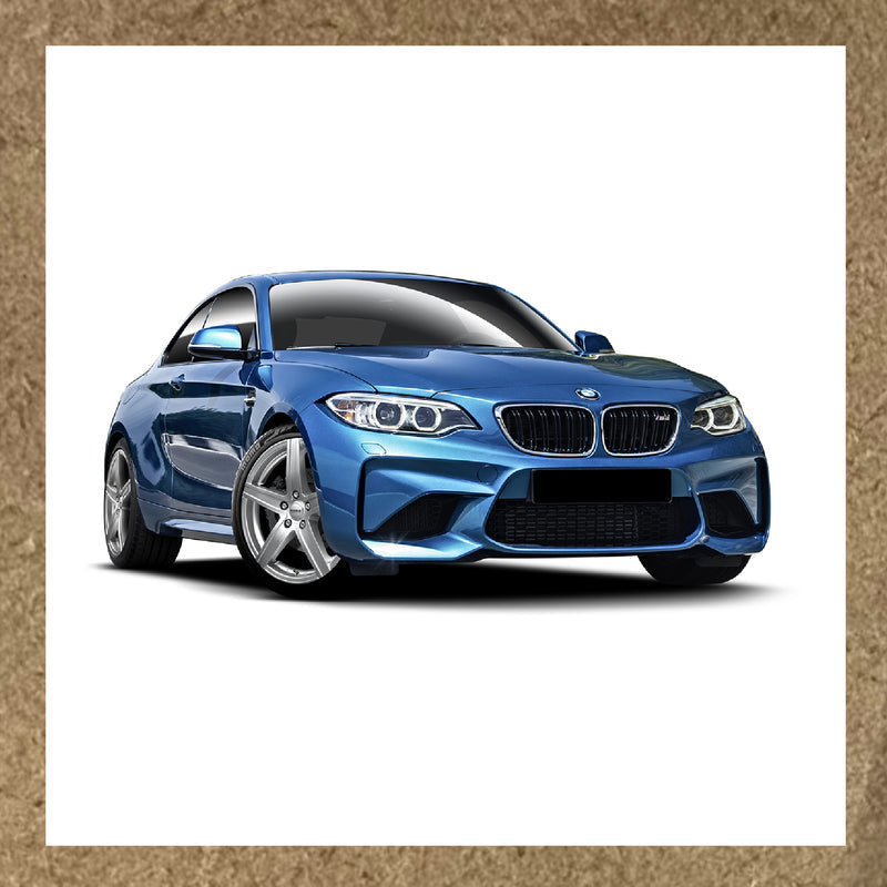 Sticker BMW M2 Coupé (bleue)