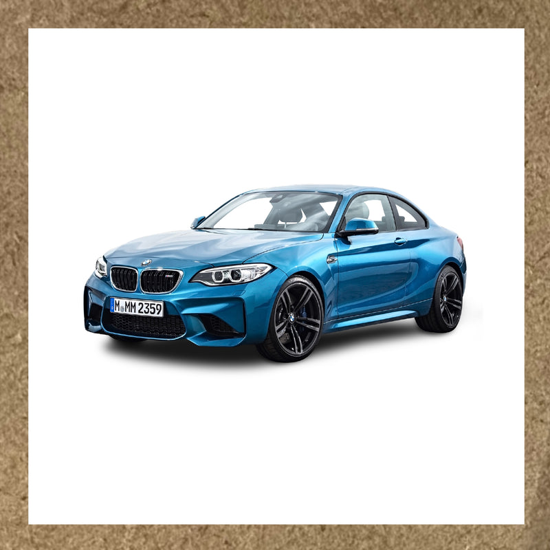 Sticker BMW M2 Bleu Métallisé – Coupé Sport Compact Haute Performance