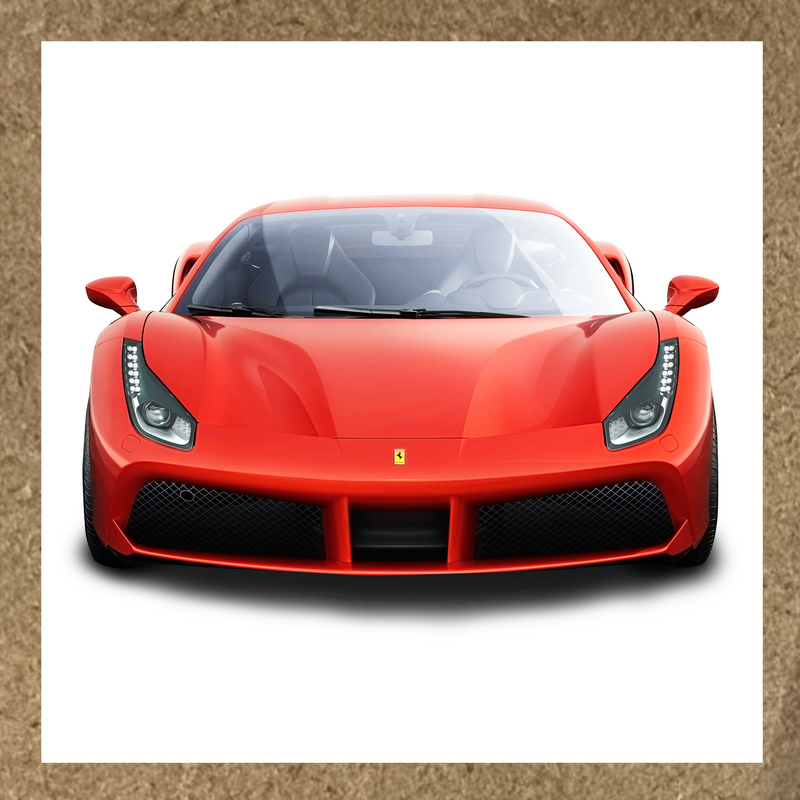 Sticker Ferrari 488 GTB face avant
