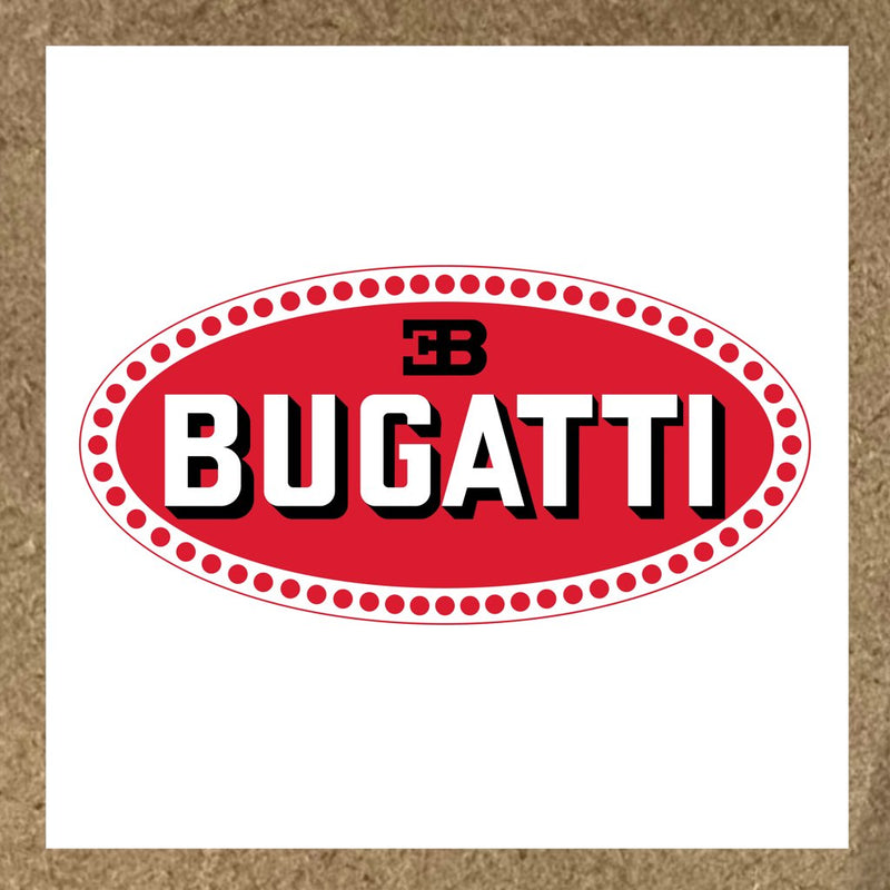 Sticker Bugatti logo