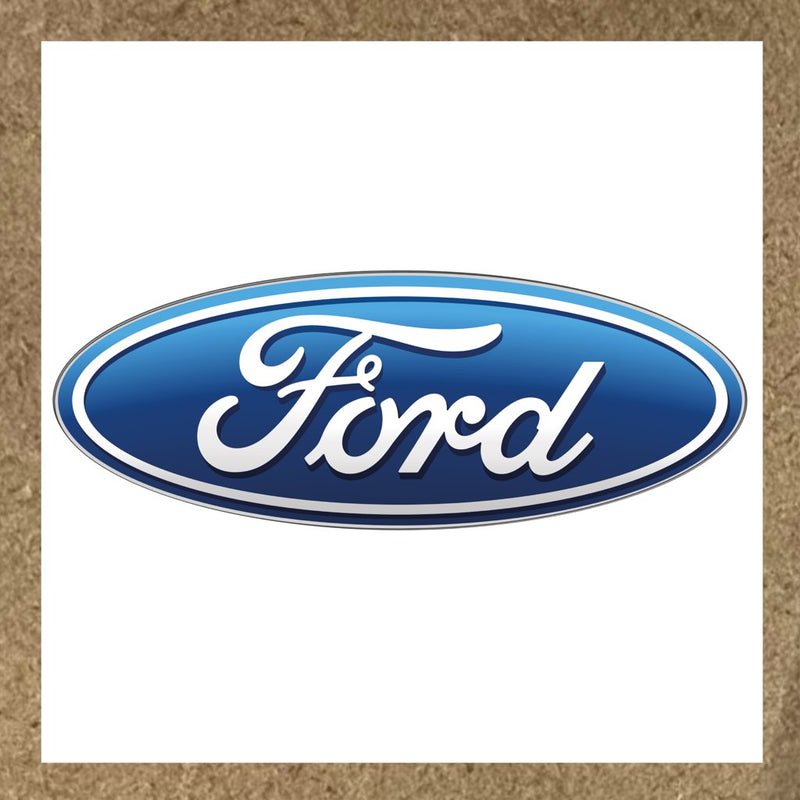 Sticker Ford logo ovale bleu avec inscription