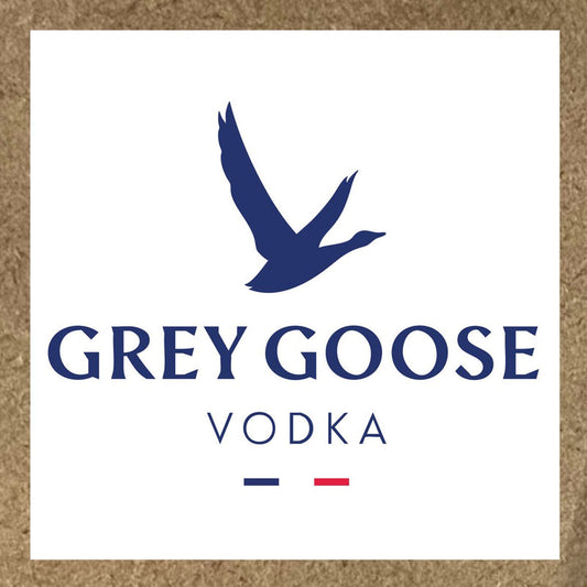 Sticker Grey Goose avec oiseau en vol