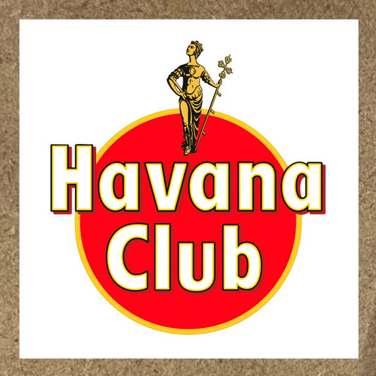 Sticker Havana Club  avec logo rond rouge