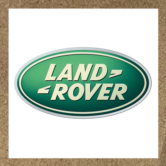 Sticker Land Rover  ovale avec inscriptions