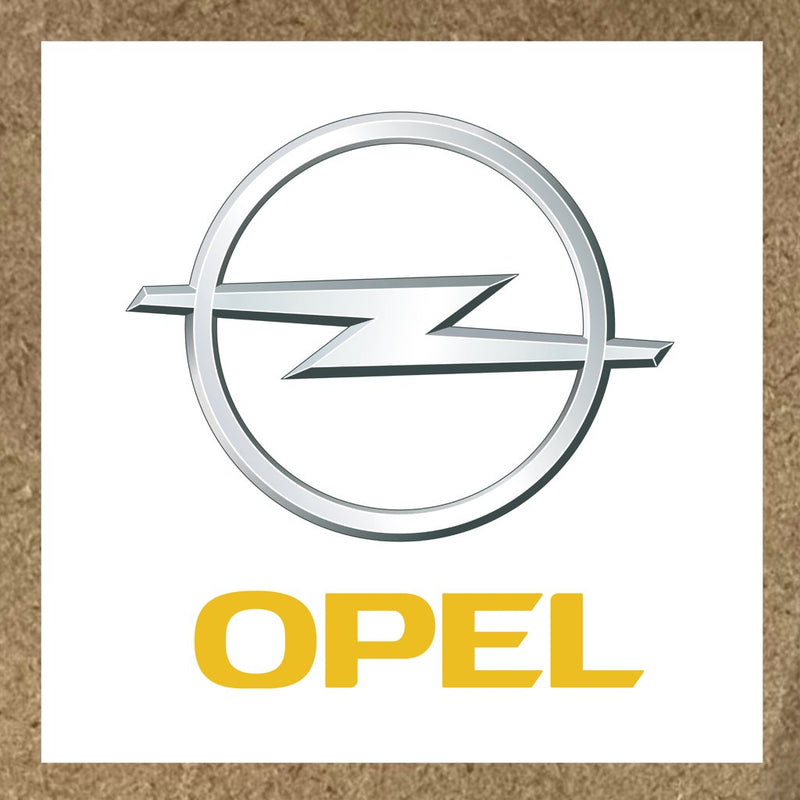 Sticker Opel rond avec éclair