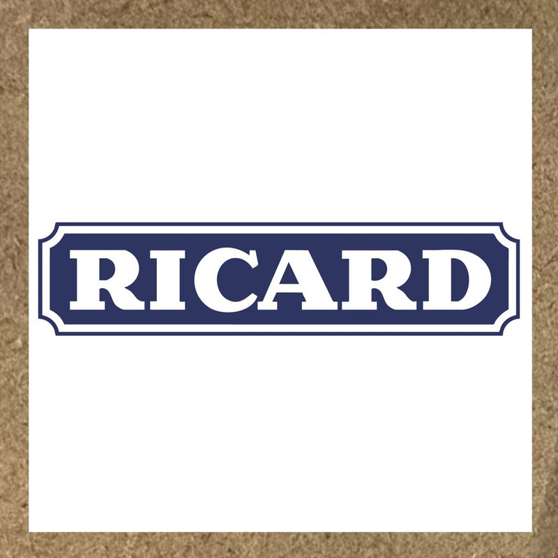 Sticker Ricard écriture et cadre rectangle