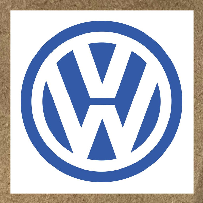 Sticker Volkswagen bleu