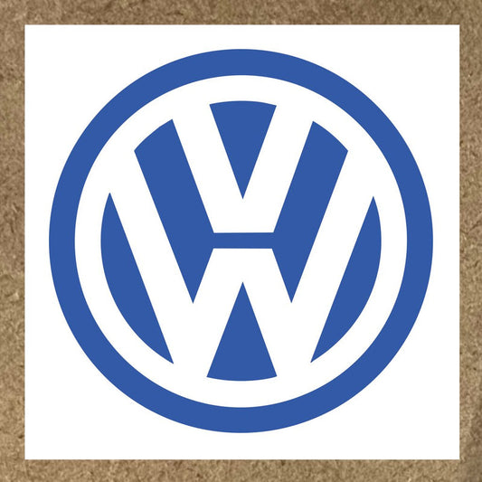 Sticker Volkswagen bleu