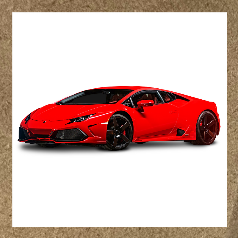 Sticker Lamborghini Huracán rouge