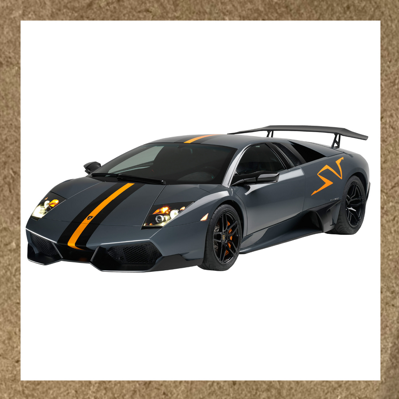 Sticker Lamborghini Murciélago noir