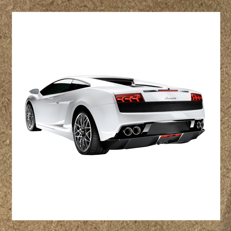 Sticker Lamborghini Gallardo blanche