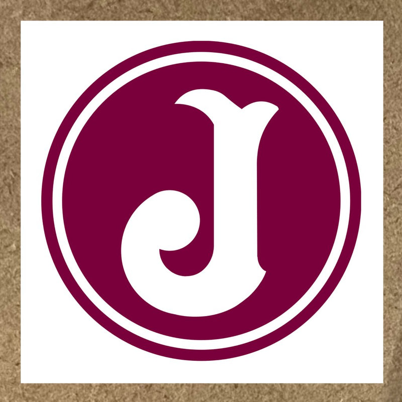 Sticker Juventus avec lettre J stylisée dans un cercle