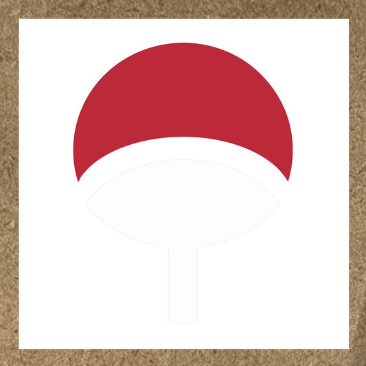 Sticker Naruto logo Uchiwa