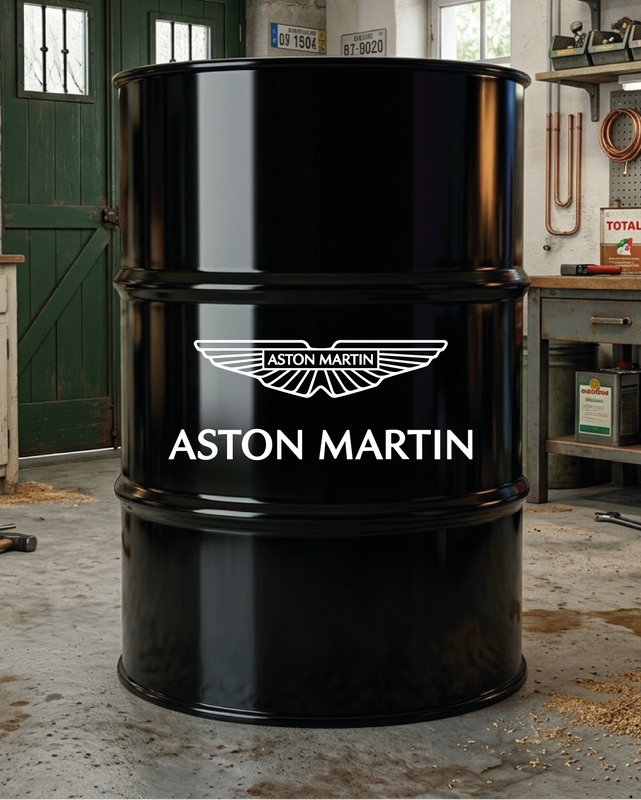 Kit de 2 stickers Aston Martin logo pour baril décoratif