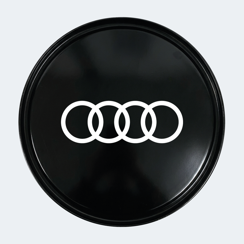 Kit de 2 stickers Audi logo pour baril décoratif