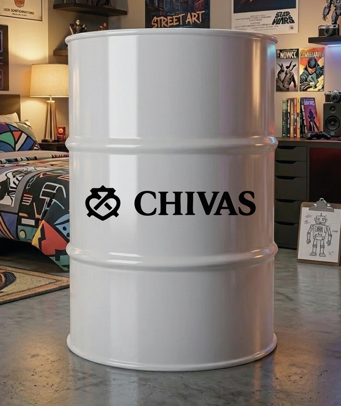 Kit de 2 stickers Chivas logo pour baril décoratif